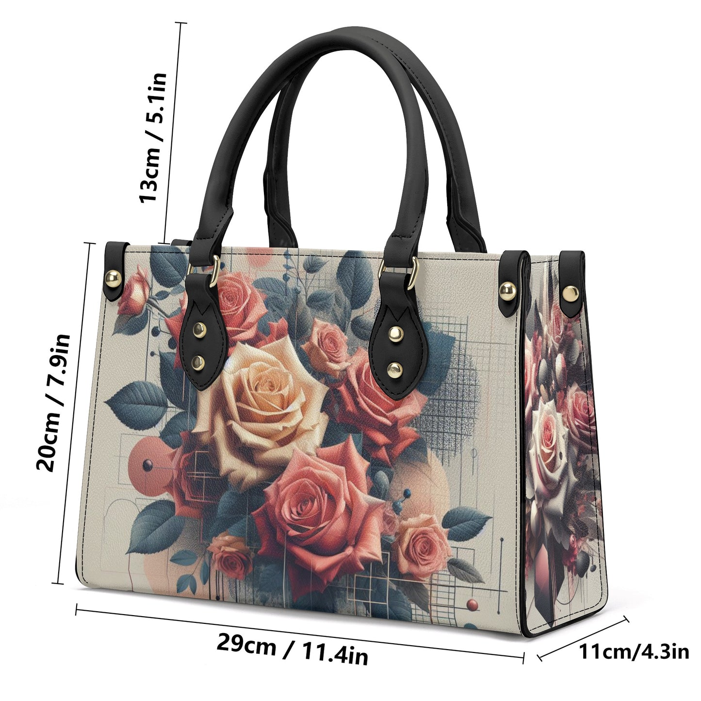 'Rose' Luxury Women PU Handbag