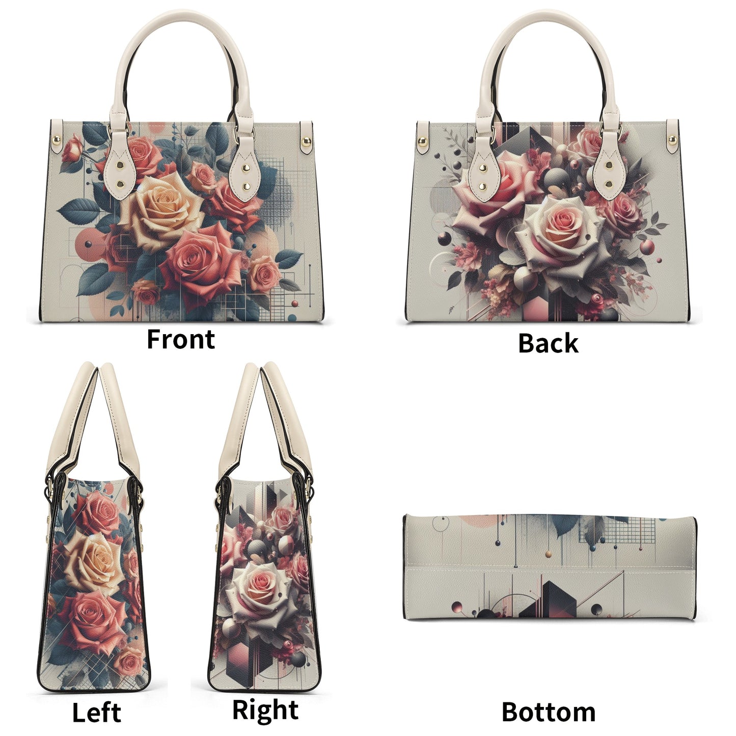 'Rose' Luxury Women PU Handbag