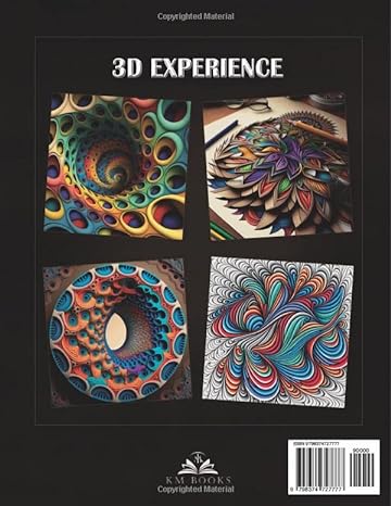 3D Experience: Advanced Adult Coloring Book